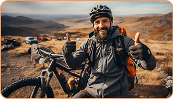 Biking